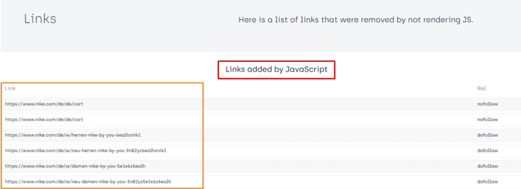 Interne Links Java Script